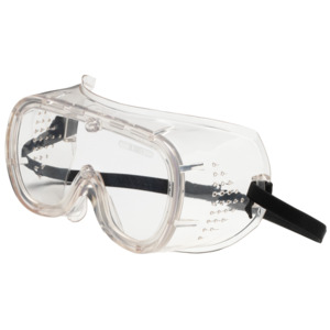 Bouton Optical 248-4400-400 440 Basic Direct Vent Goggle, CL Lens, Anti-Scratch/Fog