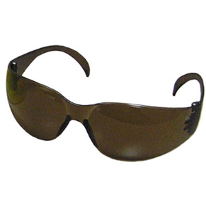 Bouton Optical 250-01-5504 Zenon Z12 Rimless Safety Glasses, DK BR, Anti-Scratch