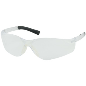 Bouton Optical 250-08-0020 Zenon Z14SN Rimless Safety Glasses, CL/CL Lens, Anti-Scratch/Fog