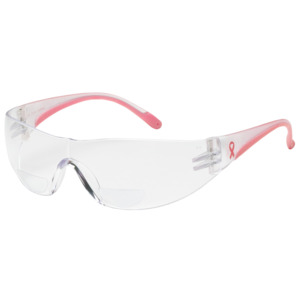 Bouton Optical 250-12-0150 Lady Eva Safety Readers, Rimless, CL w/PK-CL Lens, Anti-Scratch, +1.50 Diopter