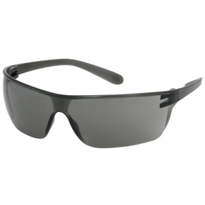 Bouton Optical 250-13-0001 Zenon Z-Lyte II Safety Glasses, Rimless, GY/GY Lens, Anti-Scratch
