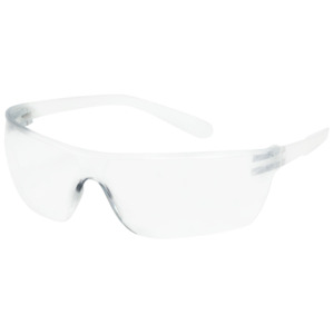Bouton Optical 250-13-0020 Zenon Z-Lyte II Safety Glasses, Rimless, CL/CL Lens, Anti-Scratch/Fog