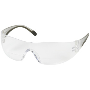Bouton Optical 250-27-0012 Zenon Z12R Safety Readers, Rimless, CL/CL Lens, Anti-Scratch, +1.25 Diopter