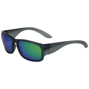 Bouton Optical 250-57-0008 Bond Safety Glasses, Full Frm, Translucent CH/GN Mirror Plus Lens, Anti-Scratch/Reflective