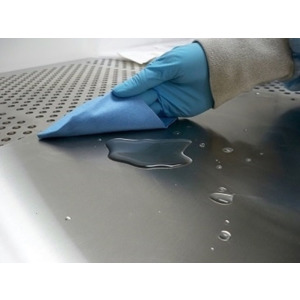 Teknipure TZ1PCS2-99 Wipes, TekniZorb Polyester/Cellulose Wipers, Blue, 9" x 9", 3,000/Case