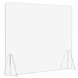 BenchPro GFA2424 Free Standing Sneeze Guard 24" L x 24" H