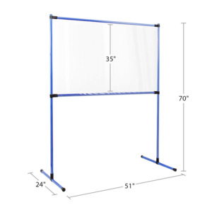 BenchPro HFLV FeatherLite™ Panel Vinyl 35" H x 57" W x 24" D