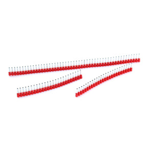 Jokari 60110 Ferrules, End sleeves, Red, 500pcs /pkg