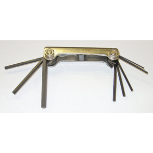 Eklind 20912 Fold-up Hex Key Set, 9 keys