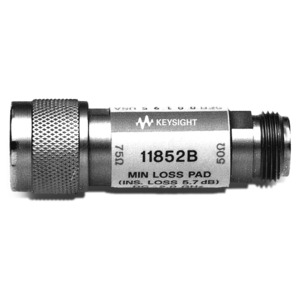 Keysight 11852B/004 Adapter, 50 to 75 Ohms