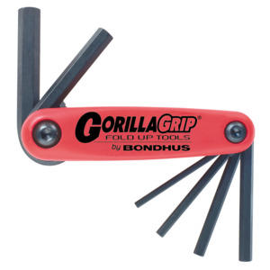 Bondhus 12595 6-Piece Metric-Hex, 3 - 10mm