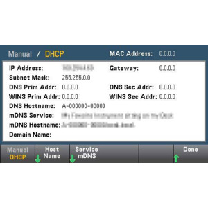 Keysight 3446LANU LAN/LXI Web Interface for 34460A