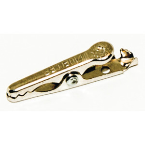 Mueller BU-30 Mini Alligator Clip Nickel Plated Steel, 5 Amps, 1.1" Length