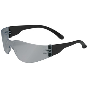 Bouton Optical 250-01-0005 Zenon Z12 Safety Glasses, Rimless, BK/SL Mirror Lens, Anti-Scratch