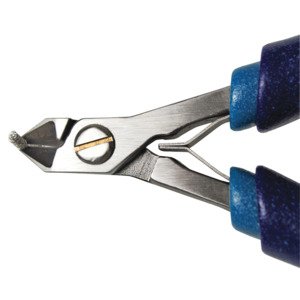 Swanstrom M401EC ESD-Safe Ergonomic Small Carbide Tapered Diagonal Cutter, Flush, 5.45" Long