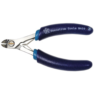 Swanstrom M140 ESD-Safe Oval Head Diagonal Bevel Cutter, 4-3/4"Long