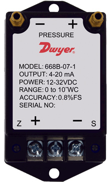 Dwyer 668B/D Differential Pressure Transmitters