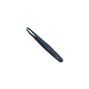 Sipel P35-STD Tweezers, Plastic 4.5" Straight Flat