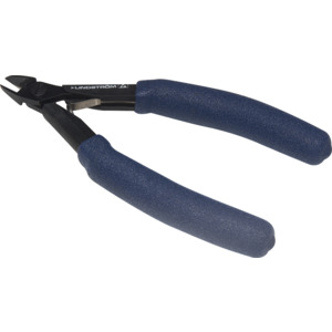 Lindstrom HS-8160 Cutter, Diagonal, Oval Head, Long, Micro-Bevel, Precision Cut, ESD, Alloy Steel