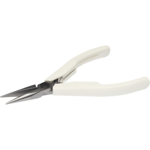 Lindstrom 7891 Pliers, Snipe Nose, Serrated Jaw, 5.2" OAL, Synthetic Handle, Alloy Steel