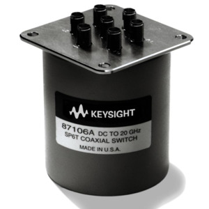 Keysight 87106A/024/161 Coaxial Switch, Multiport, DC to 4GHz, SP6T
