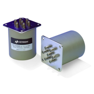 Keysight 87106B/024/161 Multiport Coaxial Switch, DC-20 GHz, SP6T, 24 VDC, 16 Pin DIP