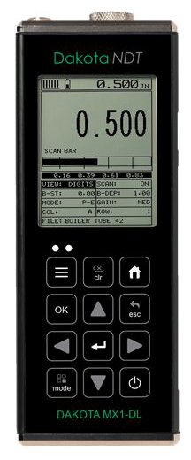 Dakota NDT MX1-DL Ultrasonic Thickness Gauge