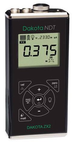 Dakota NDT ZX2 Fixed Velocity Thickness Gauge