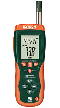 Extech HD500 Psychrometer with IR Thermometer