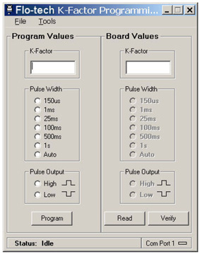 Flo-tech F5141 Programming Software Kit