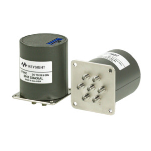 Keysight L7106B/024/100 Multiport Coaxial Switch, DC to 20GHz, SP6T, 24VDC, Solder Term, L-Series