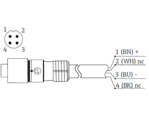 E+H 71217708 Cordset