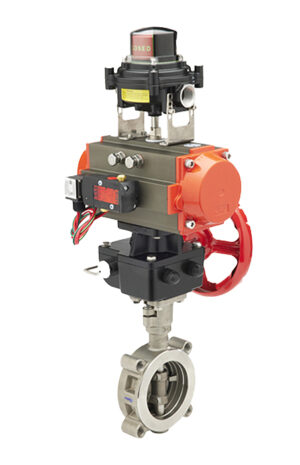 JFlow Controls 82 and 83 Series Double Eccentric Butterfly Valve